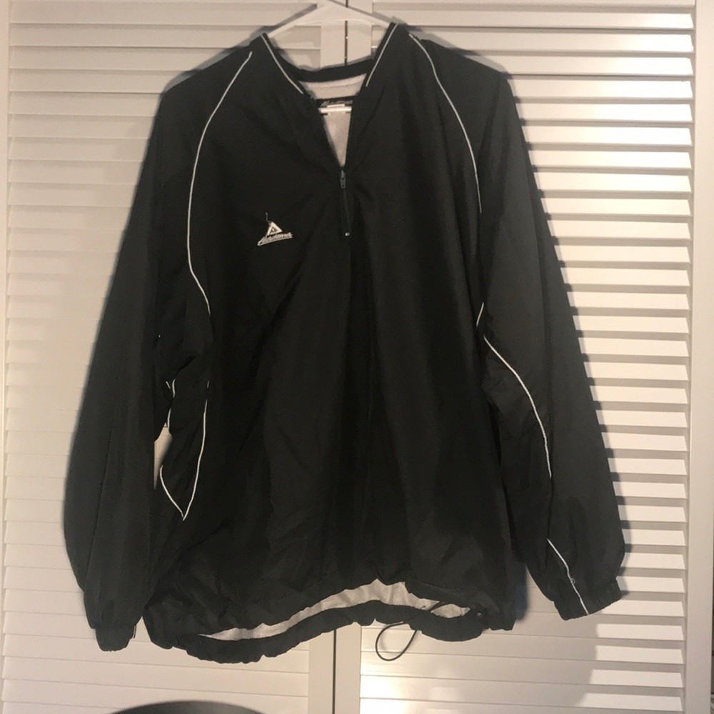 VINTAGE Dark Green Pullover Windbreaker